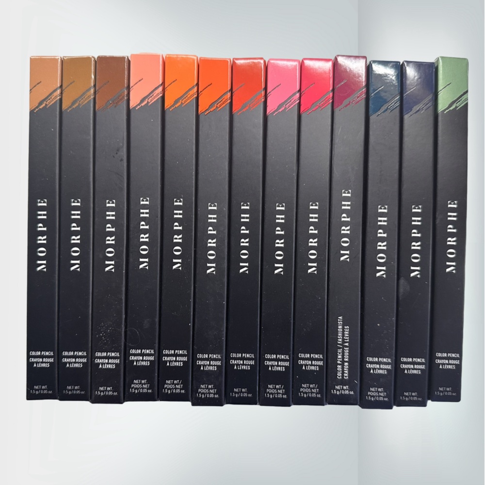 Morphe Colored Pencils Lips Eyes New (13 pencils)
